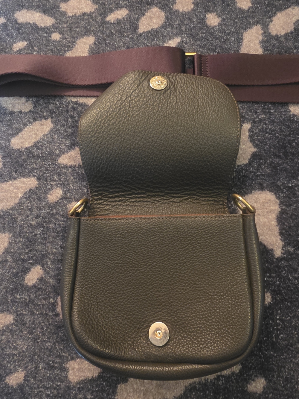 Vintage Boho Louis Vuitton Brown Monogram Crossbody Bag - Picture 2 of 3
